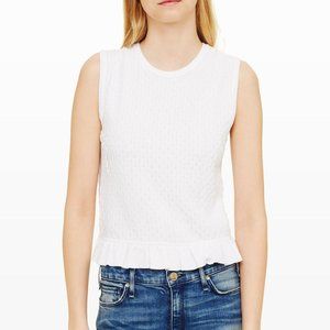 Club Monaco Aleedah Scalloped Sleeveless Top NWOT